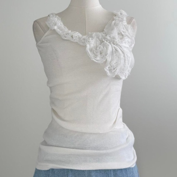 Tops - Y2K Fairy Core Statement Floral Coquette 2000s whimsy